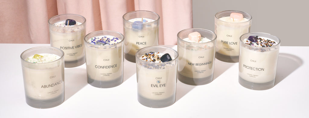 Our NEW Crystal Energy Candles